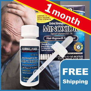 Kirkland Minoxidil 5% Hair Regrowth 1 bottle (1month) Free shipping